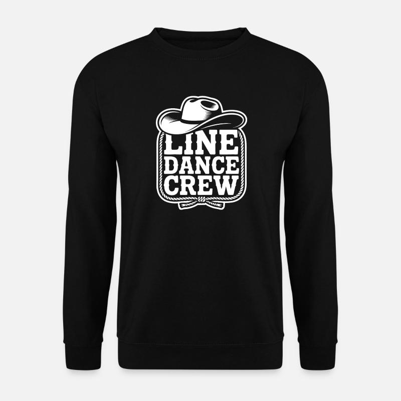 Line Dance Crew Logo - Unisex Pullover - Schwarz