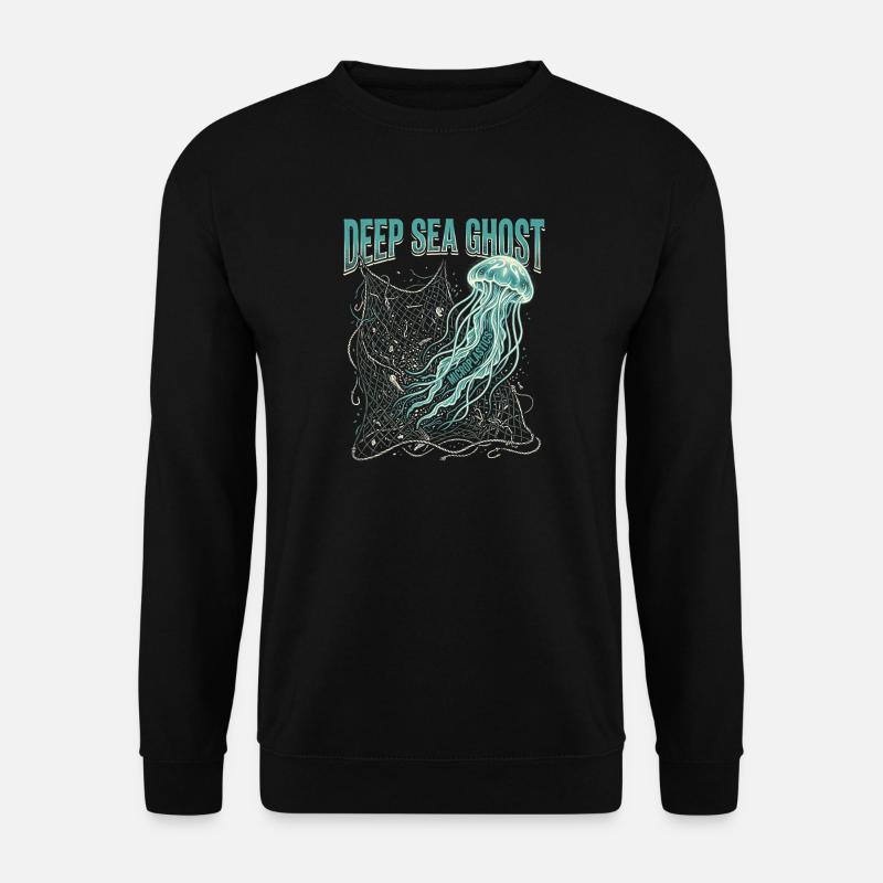 Deep Sea Ghost - Unisex Sweatshirt - black