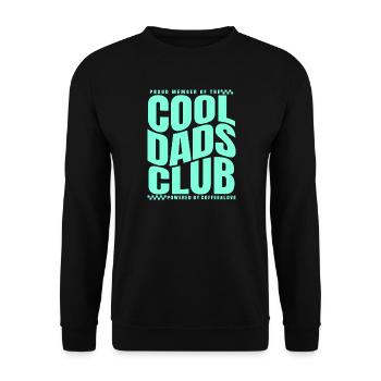 Fête des pères cadeau papa - Club des papas cool - Sweat-shirt Unisexe - noir - Devant - Alina (178cm) & Michal (187cm)