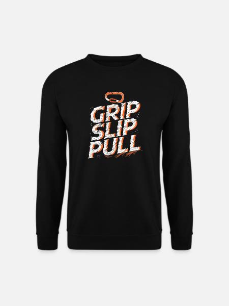 Grip Slip Pull Aventure Escalade - Sweat-shirt Unisexe - noir