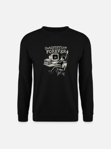 Out Of Office Freedom - Unisex Sweatshirt - black