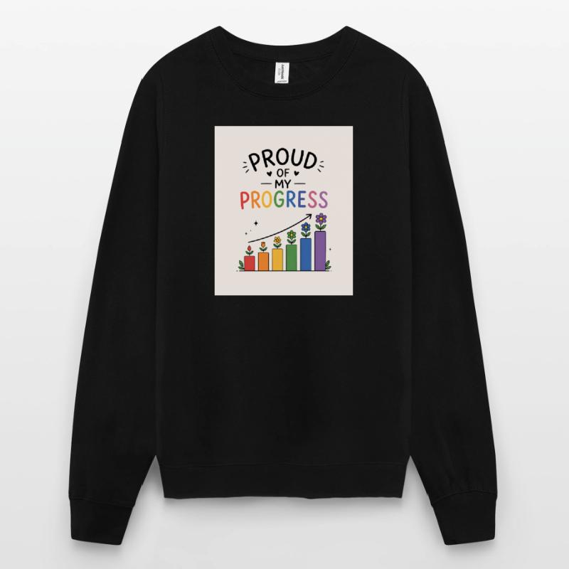 Fier de mes progrès Sweat-shirt Unisexe