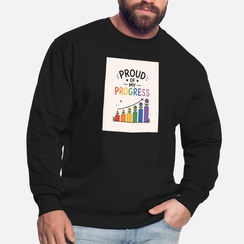 Fier de mes progrès Sweat-shirt Unisexe