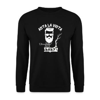 Asta La Vista, bébé ! - Bûcheron Extrême - Sweat-shirt Unisexe - noir - Devant - Alina (178cm) & Michal (187cm)