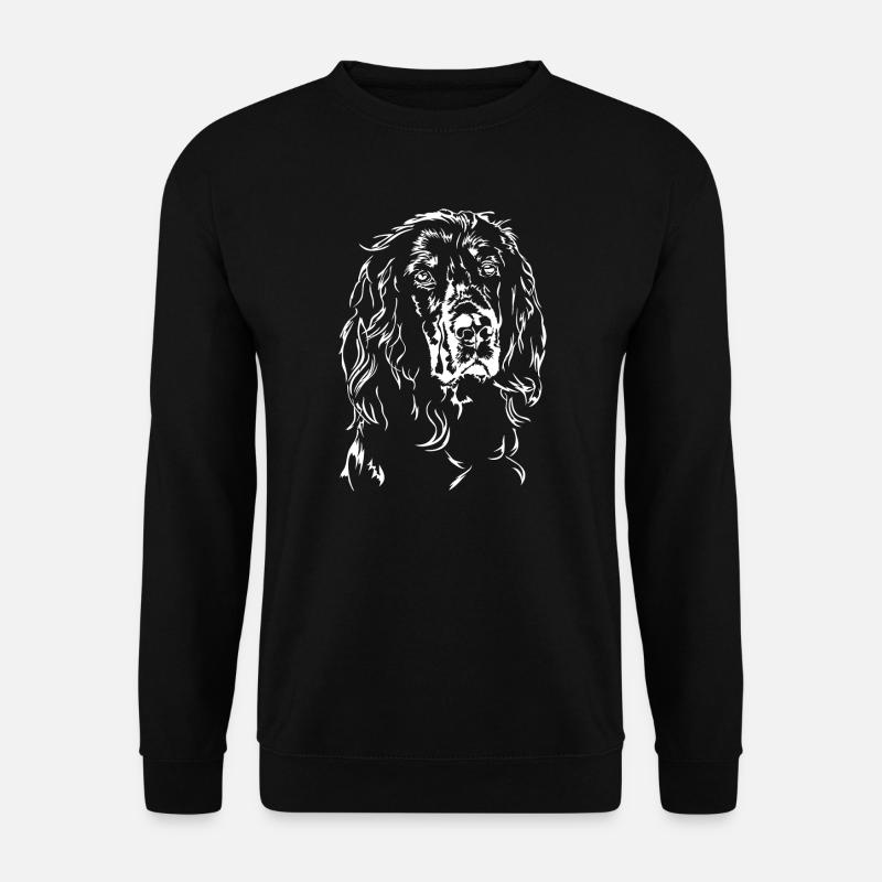 GORDON SETTER Portrait Wilsigns - Unisex Pullover - Schwarz