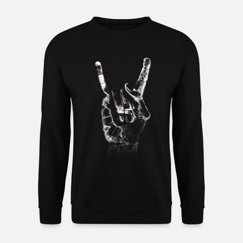 Rock and Roll - Unisex Sweatshirt - black