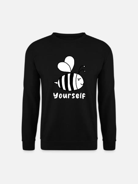 Be(e) yourself - Unisex Sweatshirt - black