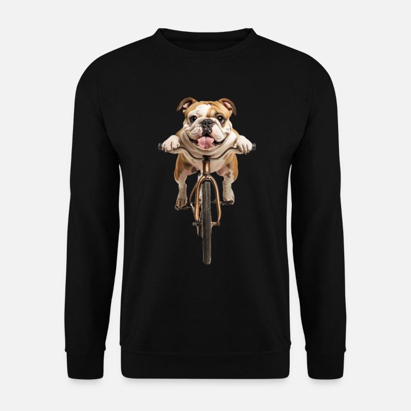 Bulldogge - Unisex Pullover - Schwarz