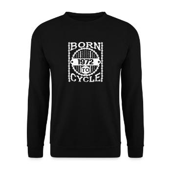 cycle de naissance anniversaire de poison mountainbike en 1972 - Sweat-shirt Unisexe - noir - Devant - Alina (178cm) & Michal (187cm)
