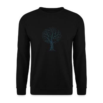 Binary tree - Unisex Sweatshirt - black - Front - Alina (178cm) & Michal (187cm)