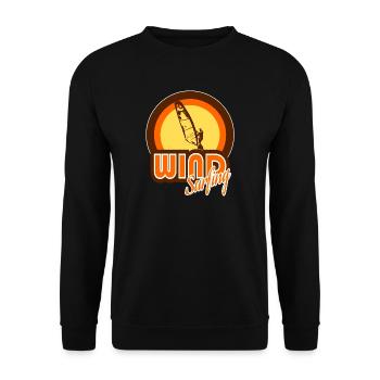 Windsurfer - Unisex Pullover - Schwarz - Vorne - Alina (178cm) & Michal (187cm)