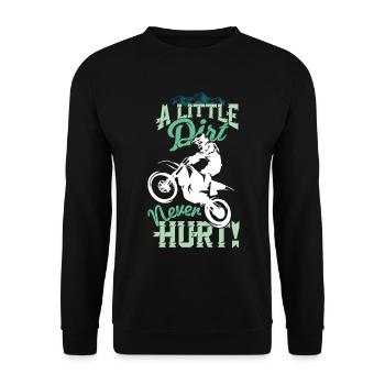Motocross Dirt Bike cadeau pour les garçons et - Sweat-shirt Unisexe - noir - Devant - Alina (178cm) & Michal (187cm)