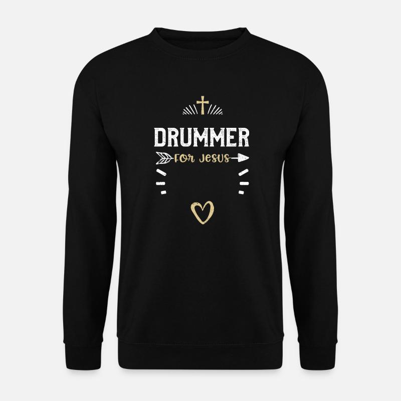 Tambour pour Jésus - Jésus - Sweat-shirt Unisexe - noir
