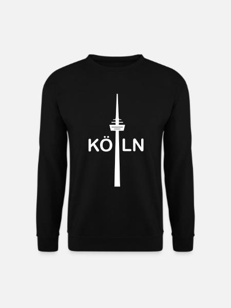Fernsehturm das Wahrzeichen von Köln - Unisex Pullover - Schwarz