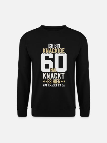 60. GEBURTSTAG 1963 KNACKIGE 60 - Unisex Pullover - Schwarz