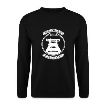 Meine Heimat Ruhrgebiet Förderturm Bergbau Fan - Unisex Pullover - Schwarz - Vorne - Alina (178cm) & Michal (187cm)