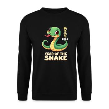 New Year's Eve Party - China 2025 - Unisex Sweatshirt - black - Front - Alina (178cm) & Michal (187cm)