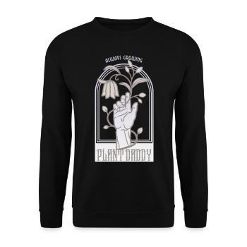 Plant Daddy - Unisex Pullover - Schwarz - Vorne - Alina (178cm) & Michal (187cm)