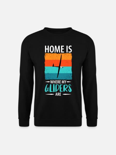 Glider Gliding Gliding Glider Flying - Unisex Sweatshirt - black