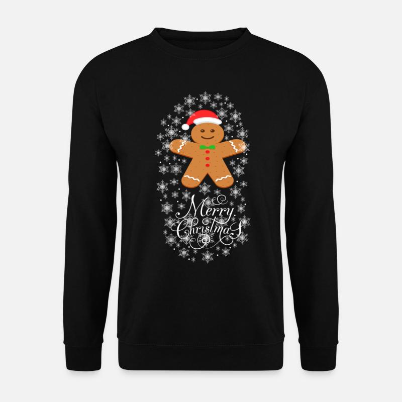 Christmas Biscuit - Unisex Sweatshirt - black