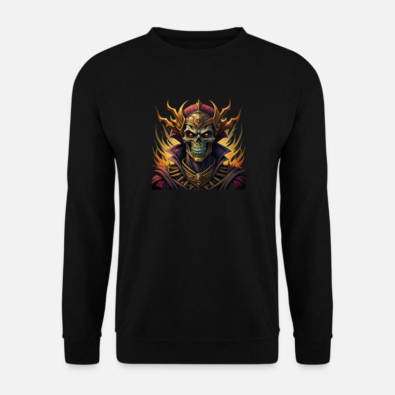 King skeleton - Unisex Sweatshirt - black
