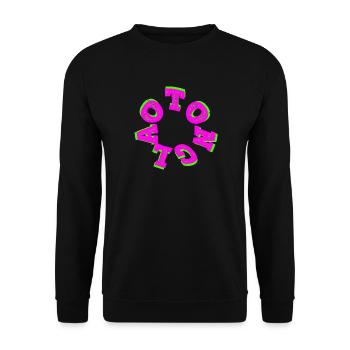Laotong - chinesisch Sprache China Asien - Unisex Pullover - Schwarz - Vorne - Alina (178cm) & Michal (187cm)