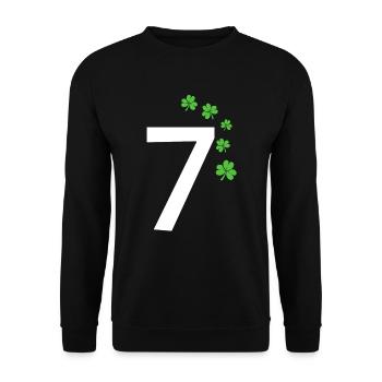 7 - Sweat-shirt Unisexe - noir - Devant - Alina (178cm) & Michal (187cm)