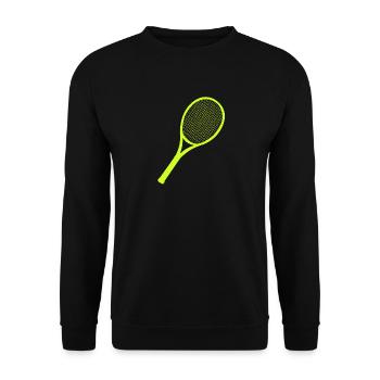 Raquettes de tennis - Sweat-shirt Unisexe - noir - Devant - Alina (178cm) & Michal (187cm)