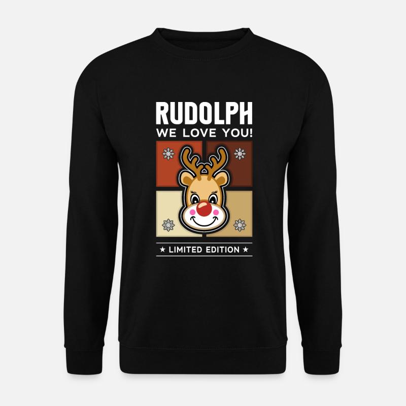 Rudolph - Sweat-shirt Unisexe - noir