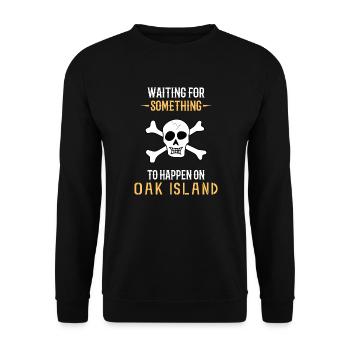 OAK ISLAND / CHASSE AU TRESOR: Oak Island - Sweat-shirt Unisexe - noir - Devant - Alina (178cm) & Michal (187cm)