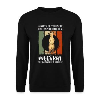Zoo Animals Rock - Sweat-shirt Unisexe - noir - Devant - Alina (178cm) & Michal (187cm)