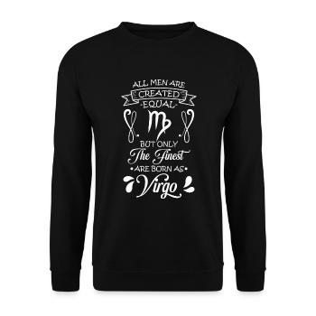 Horoskop Tierkreiszeichen Element - Unisex Pullover - Schwarz - Vorne - Alina (178cm) & Michal (187cm)