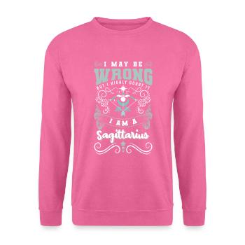 Signe du zodiaque Novembre - Sweat-shirt Unisexe - rose - Devant