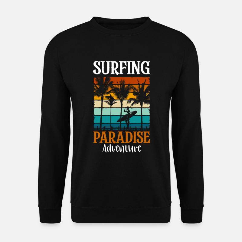 Summer Sun Sandy beach - Unisex Sweatshirt - black