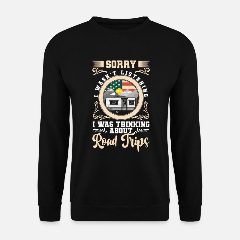 Aventure Excursion Expérience Liberté - Sweat-shirt Unisexe - noir
