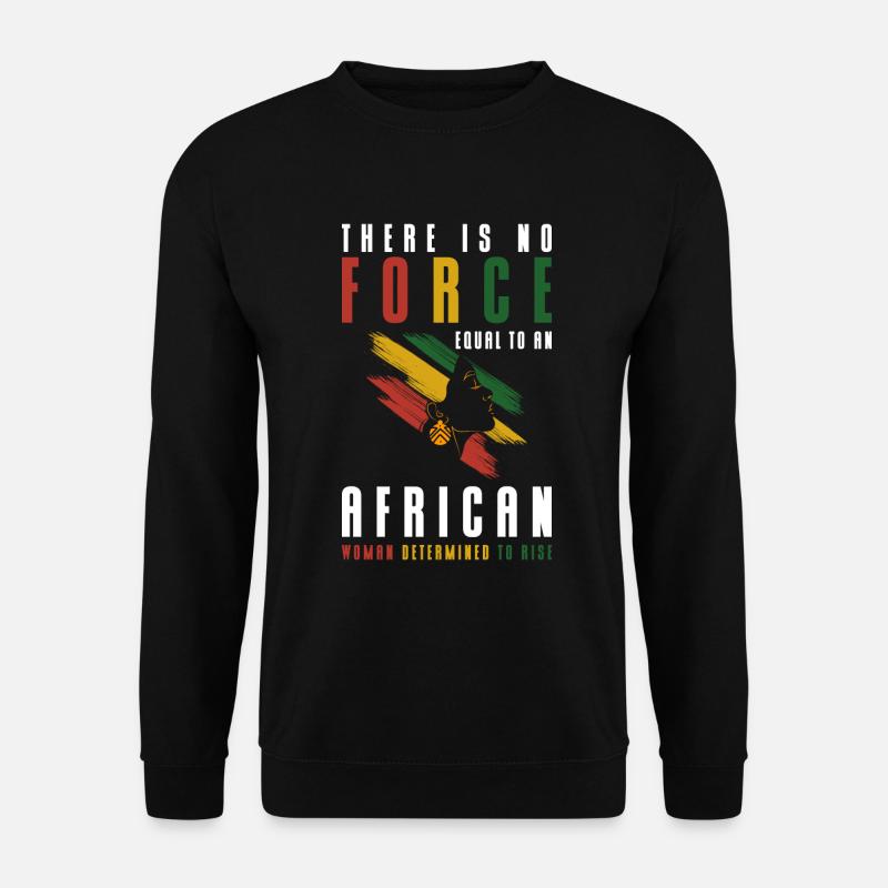 Afrika Giraffe Tiere Urlaub - Unisex Pullover - Schwarz
