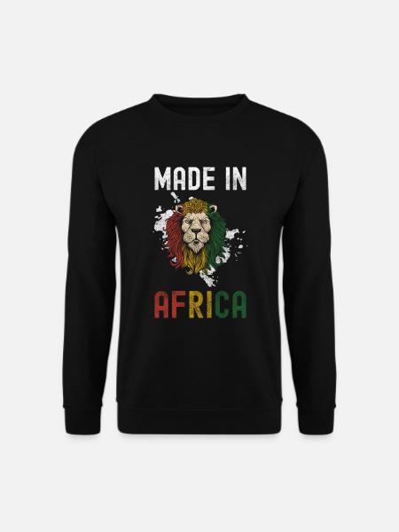 Afrika Serengeti Afrikaner Giraffe - Unisex Pullover - Schwarz