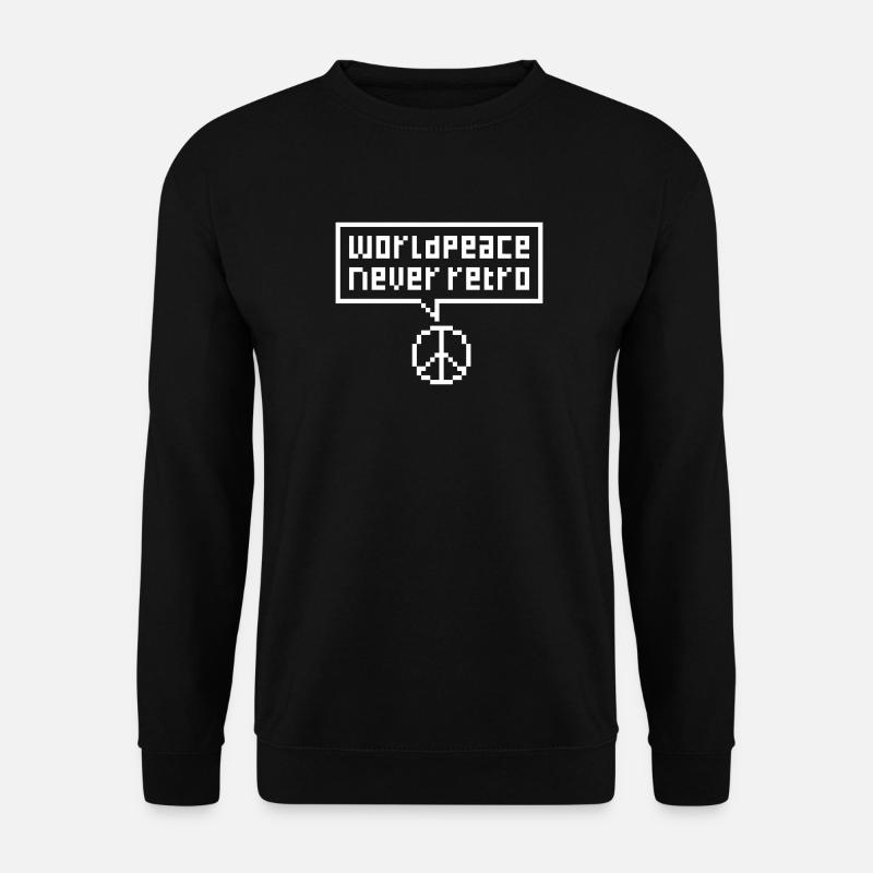 Weltfrieden - Unisex Pullover - Schwarz