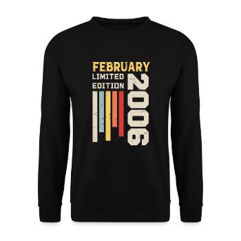 February 2006 - Birthday gift February 2006 - Unisex Sweatshirt - black - Front - Alina (178cm) & Michal (187cm)