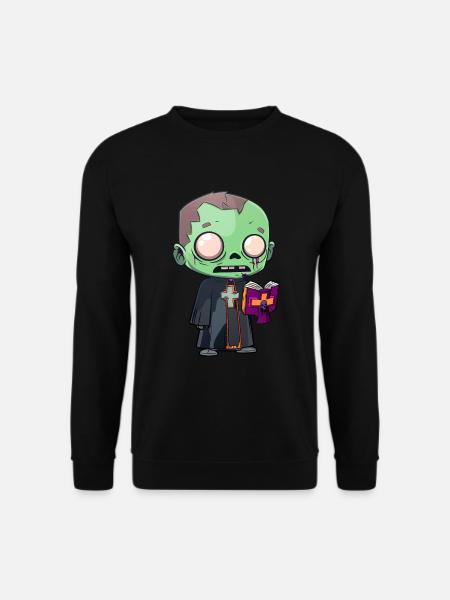 Priest Halloween - Unisex Sweatshirt - black