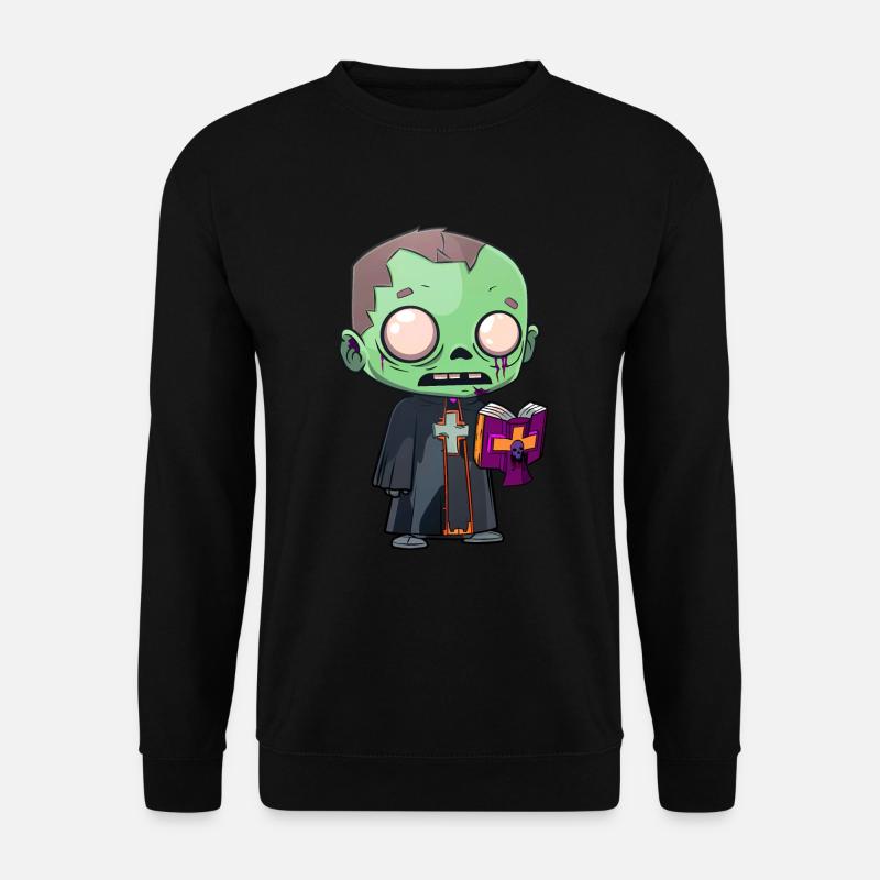 Priester Halloween - Unisex Pullover - Schwarz