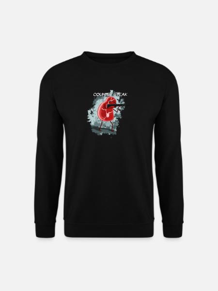 counter Steak - Unisex Sweatshirt - black