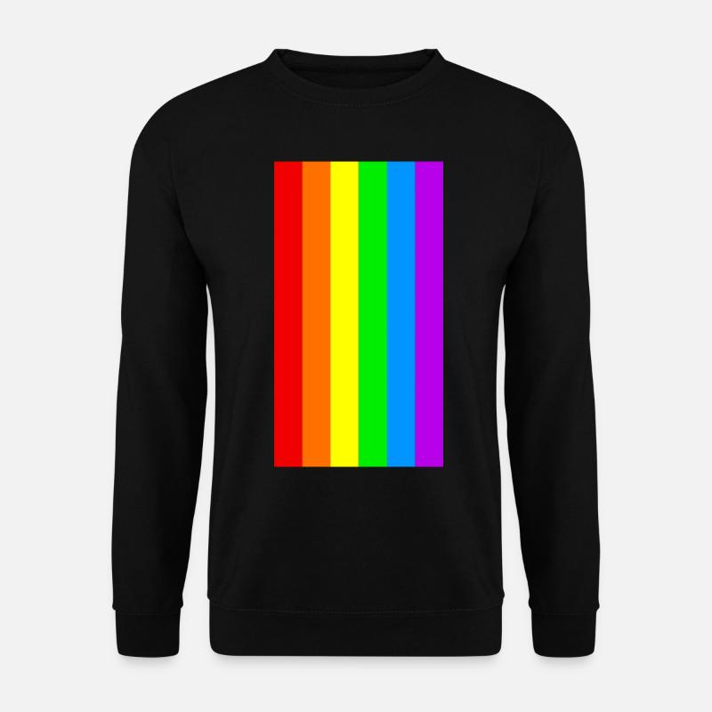 PRIDE RAINBOW RAINBOW LGBT FLAG FLAG GIFT - Unisex Sweatshirt - black