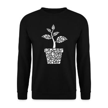 Jardinier Fleuriste Hobby Jardinier Fille Jardinière - Sweat-shirt Unisexe - noir - Devant - Alina (178cm) & Michal (187cm)
