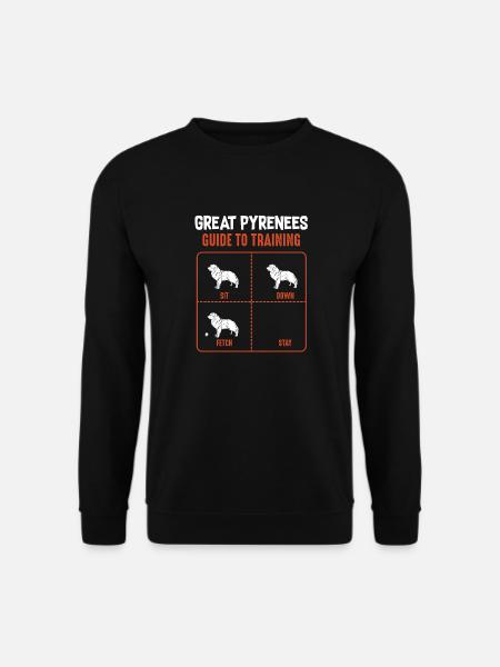 Great Pyrenees Guide To Training Pyrenäen Hund - Unisex Pullover - Schwarz