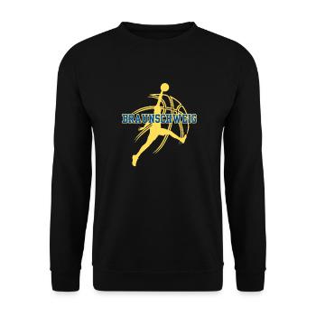 Braunschweig, meine Stadt! - Unisex Pullover - Schwarz - Vorne - Alina (178cm) & Michal (187cm)