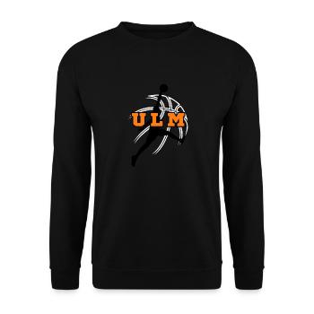 Ulm, meine Stadt! - Unisex Pullover - Schwarz - Vorne - Alina (178cm) & Michal (187cm)