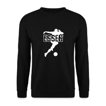 Essen, meine Stadt! - Unisex Pullover - Schwarz - Vorne - Alina (178cm) & Michal (187cm)