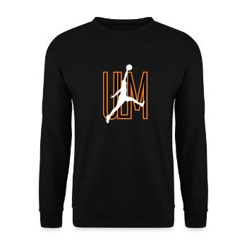 Ulm, meine Stadt! - Unisex Pullover - Schwarz - Vorne - Alina (178cm) & Michal (187cm)