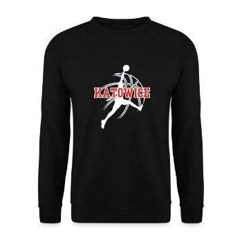 La Pologne, mon pays ! - Sweat-shirt Unisexe - noir - Devant - Alina (178cm) & Michal (187cm)